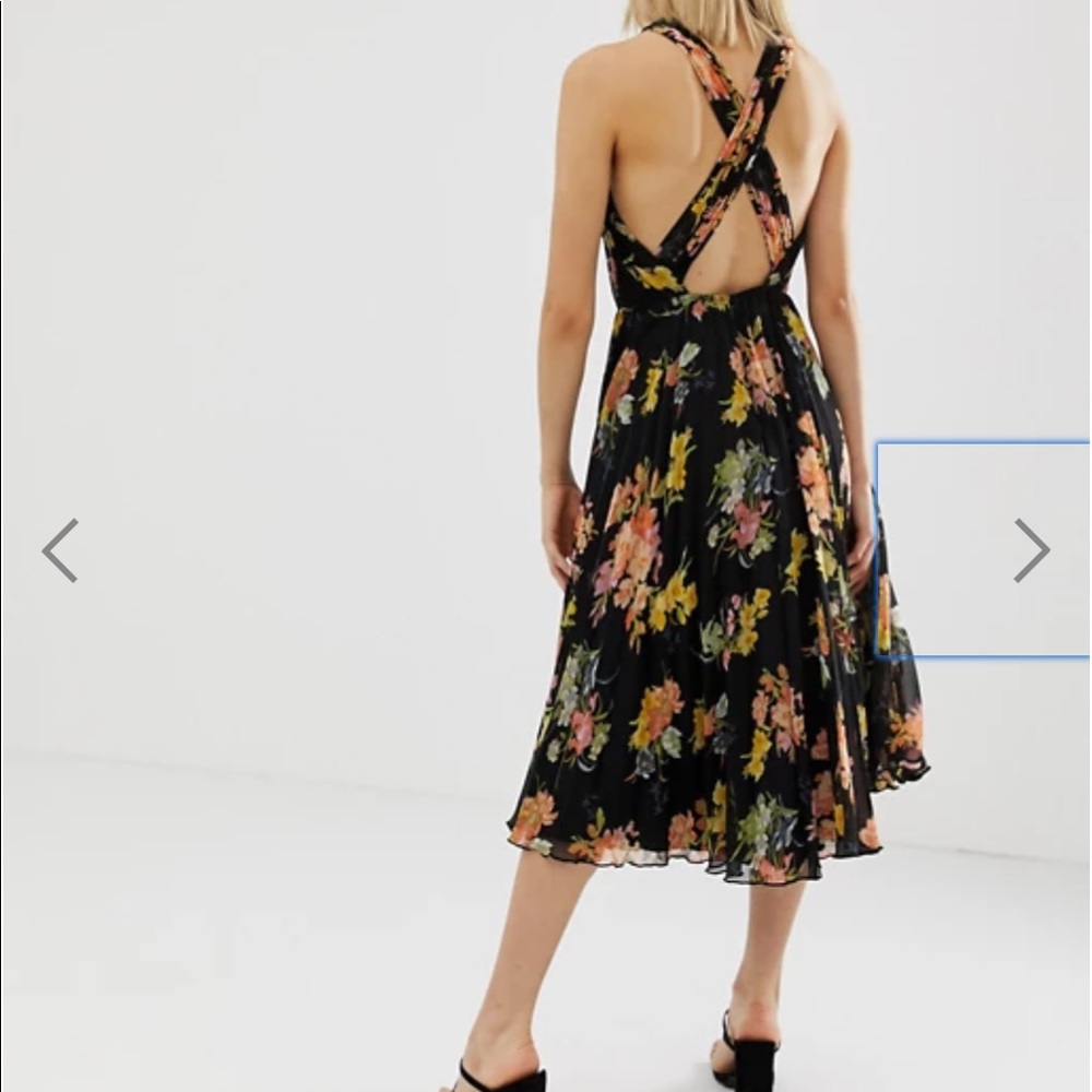 ASOS DESIGN Floral Midi Dress